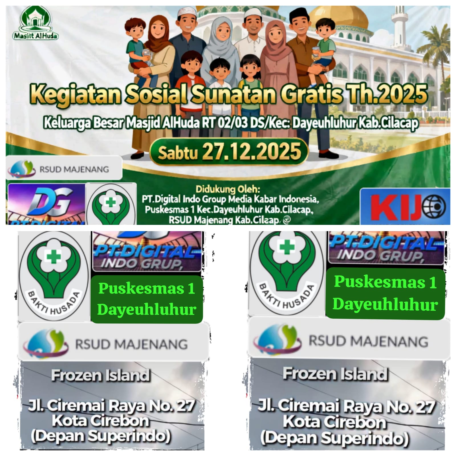 Masjid Al Huda Dayeuhluhur Gelar Sunatan Gratis 2025, Perkuat Kepedulian Umat